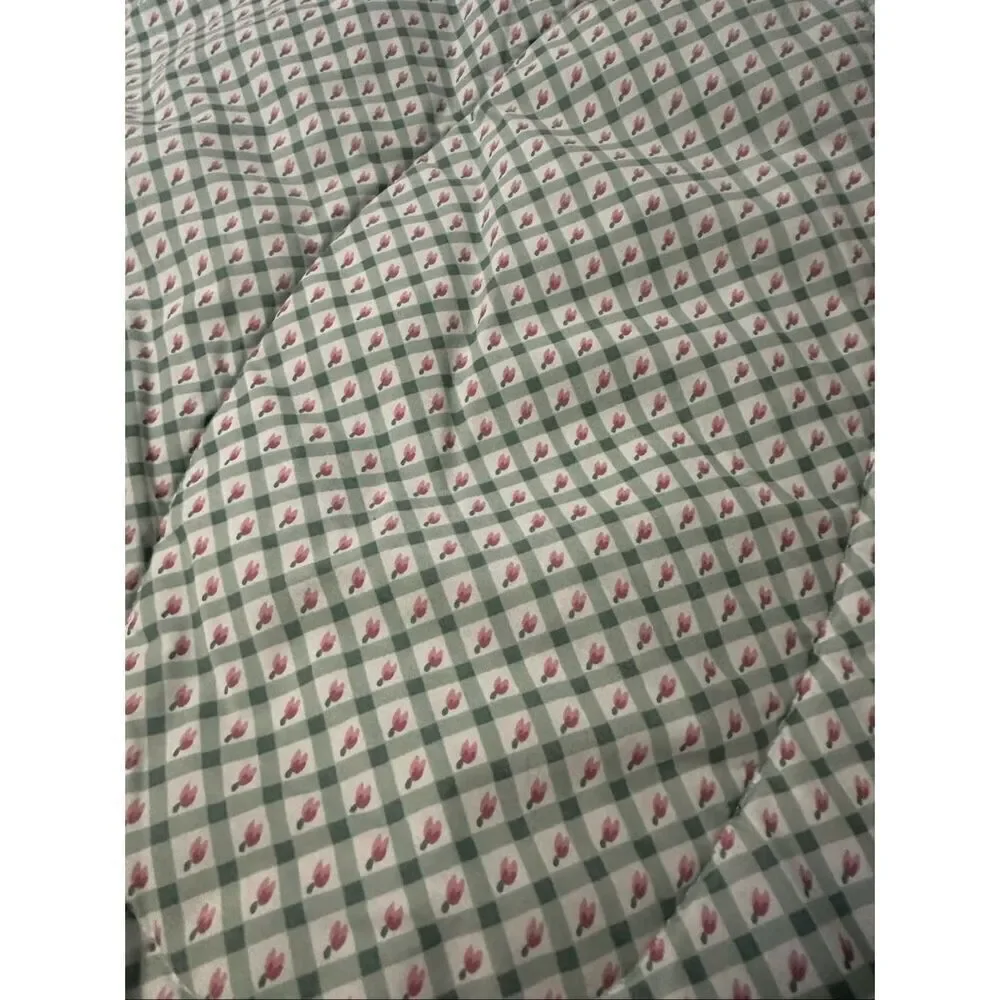 Coming Home Reversible Queen Floral Comforter Made in USA